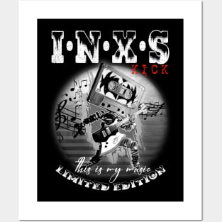 Inxs cassette Posters and Art